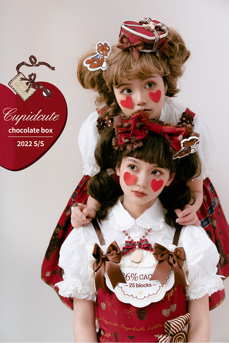 InEden（インエデン） CupidCute(Angels heart) Chocolate Box  リボンブローチ/飾りリボンベルト/カチューシャ/ハートミニハット【予約販売】※5/15まで